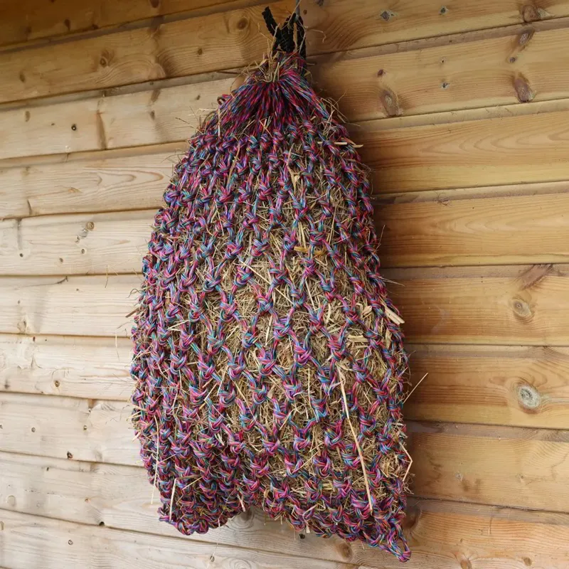 Hy Equestrian Slow Flow Elite Hay Net - Rainbow-1