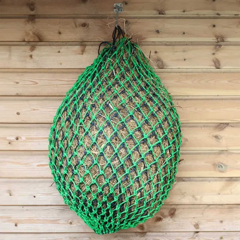 Hy Equestrian Slow Flow Ultra Hay Net - Green/Navy-1