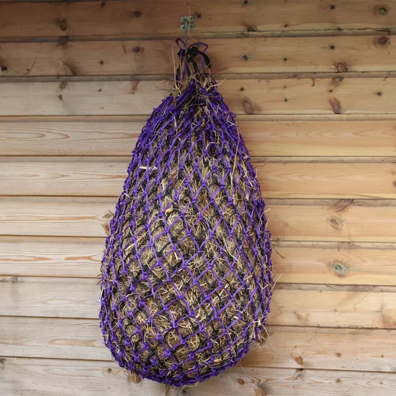 Hy Equestrian Slow Flow Ultra Hay Net - Purple/Black-1