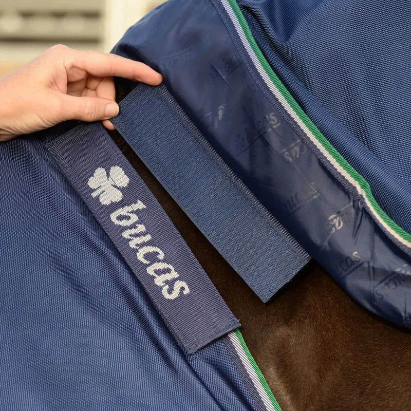 Bucas Smartex 0g Rain Standard Neck Turnout Sheet - Blue-5