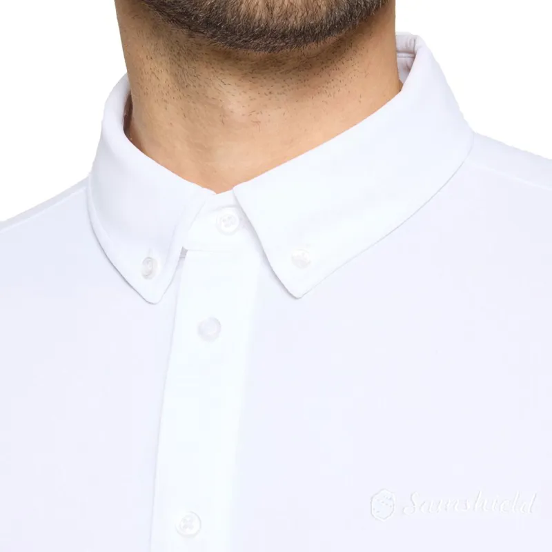 Samshield Smith Men's Long Sleeve Show Shirt - White-1