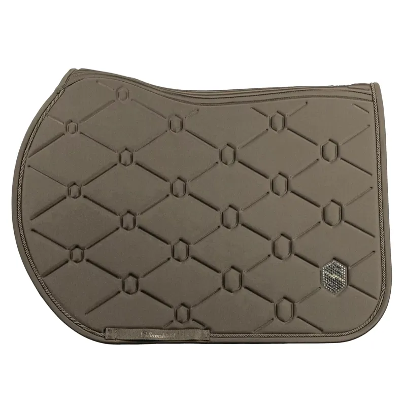 Samshield SpineShield Swarovski Jump Saddle Pad - Dark Forest