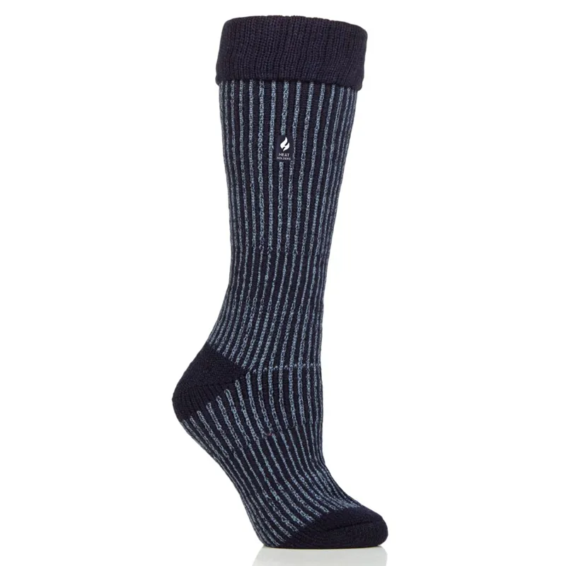 Sockshop Heat Holders Begonia Womens Boot Socks - Navy