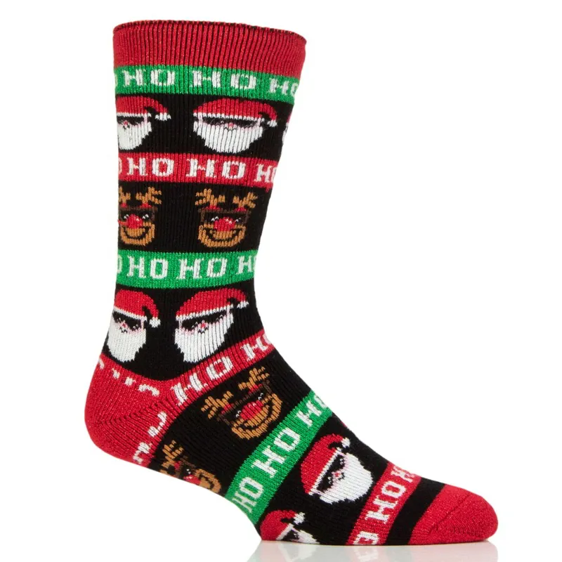Sockshop Heat Holders Christmas Men's LITE Socks - Ho Ho Ho