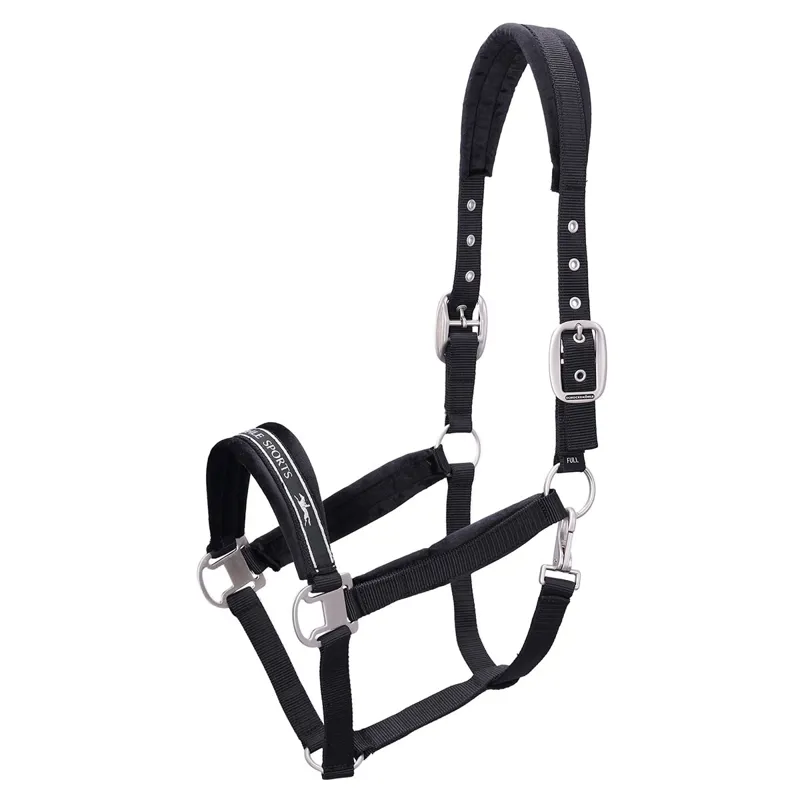 Schockemohle Soft Velvet Halter - Dark Grey