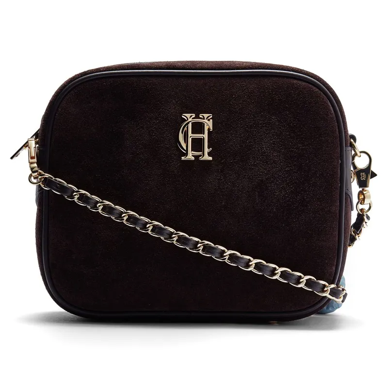 Holland Cooper Soho Camera Bag - Chocolate Suede