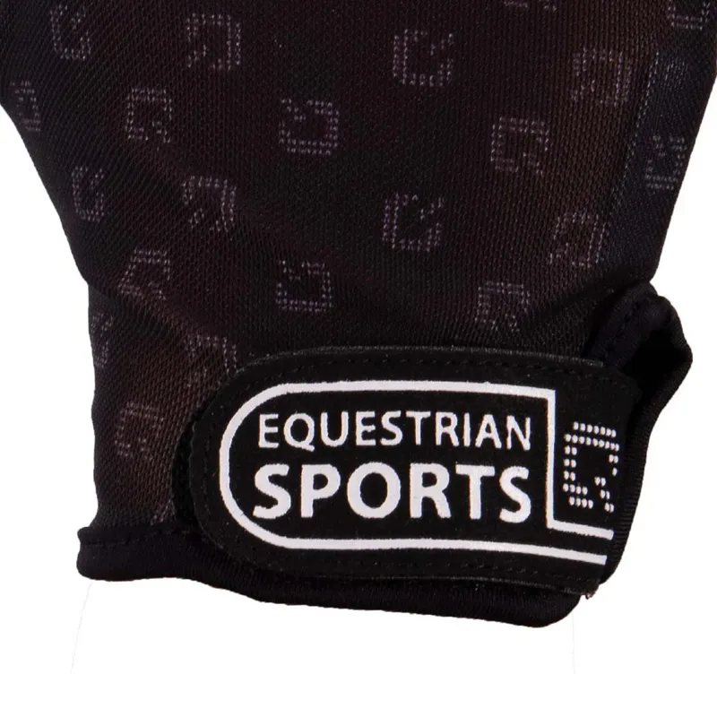 QHP Solar Mesh Women's Riding Gloves - Black-1
