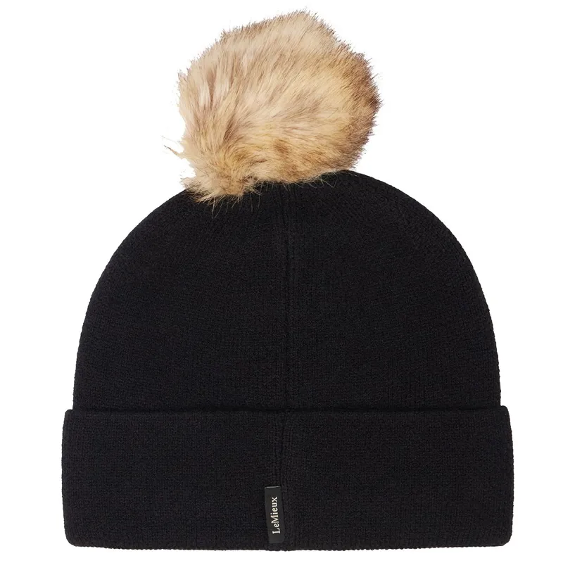 LeMieux Sparkle Pom Beanie - Black-2