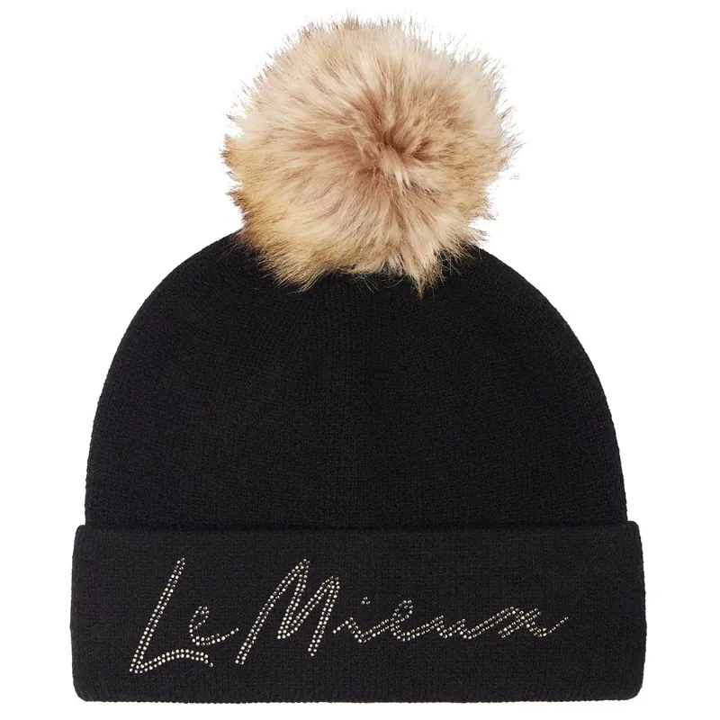 LeMieux Sparkle Pom Beanie - Black