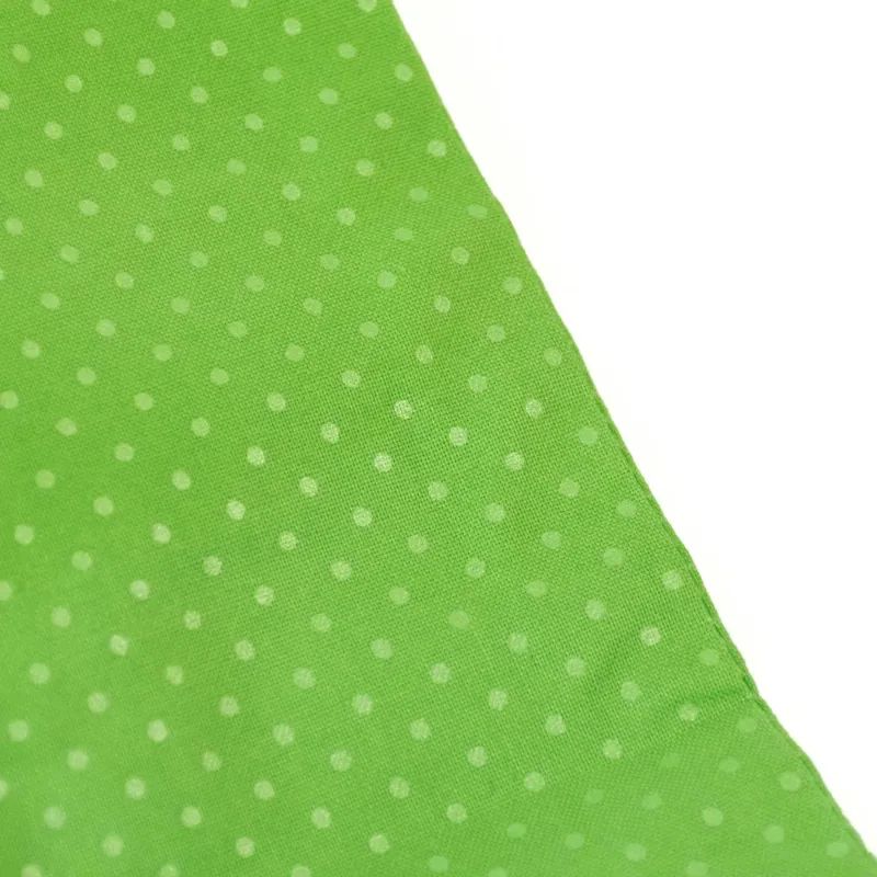 Spartan Self-Tie Stock Tie - Lime Green Spots-1