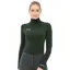 Spooks Phiene Ladies Mock Neck Top - Dark Forest