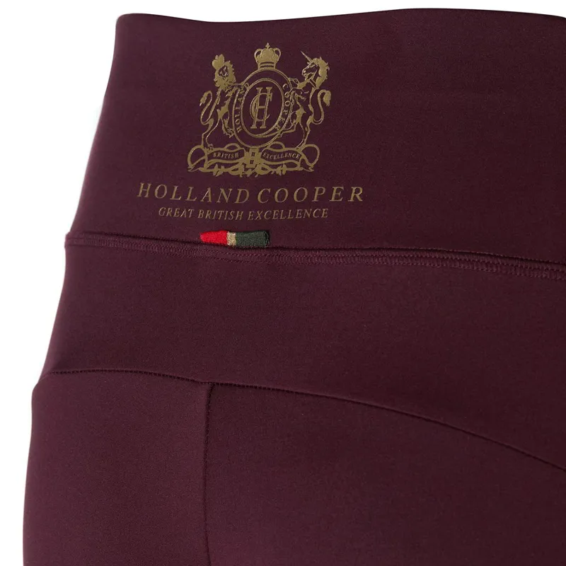 Holland Cooper Sport Legging Women's Riding Tights - Mulberry-10