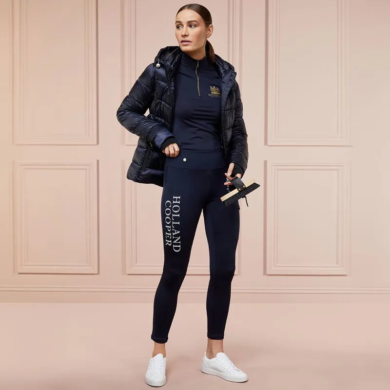 Holland Cooper Sport Women's Riding Tights - Ink Navy-2