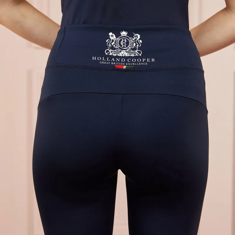 Holland Cooper Sport Women's Riding Tights - Ink Navy-3