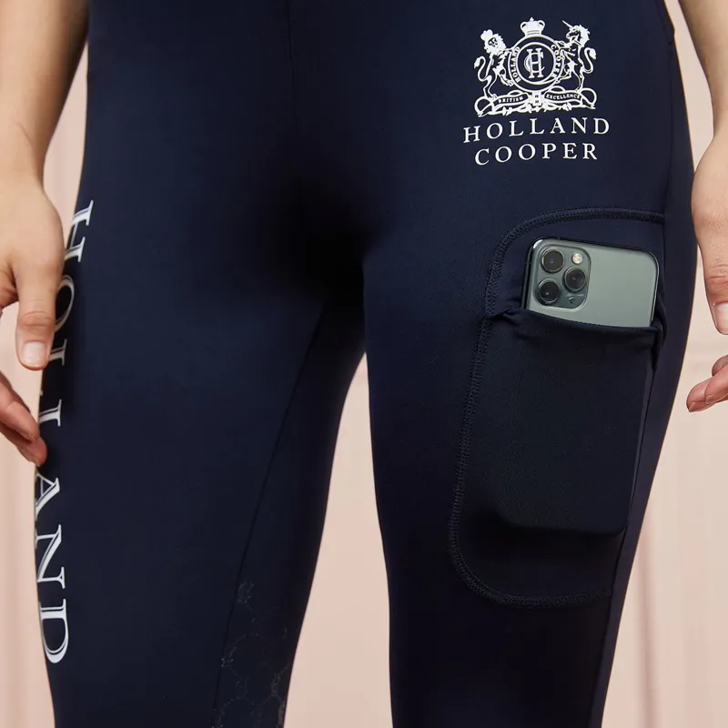 Holland Cooper Sport Women's Riding Tights - Ink Navy-5