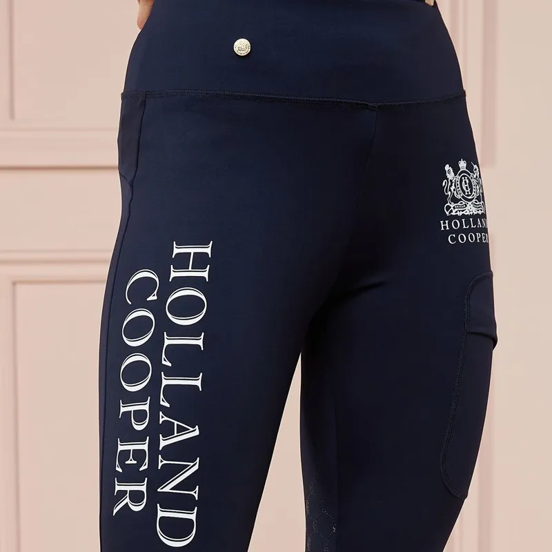 Holland Cooper Sport Women's Riding Tights - Ink Navy-6