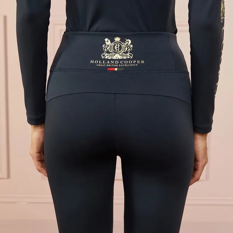 Holland Cooper Sport Leggings Womens Riding Tights - Slate-1