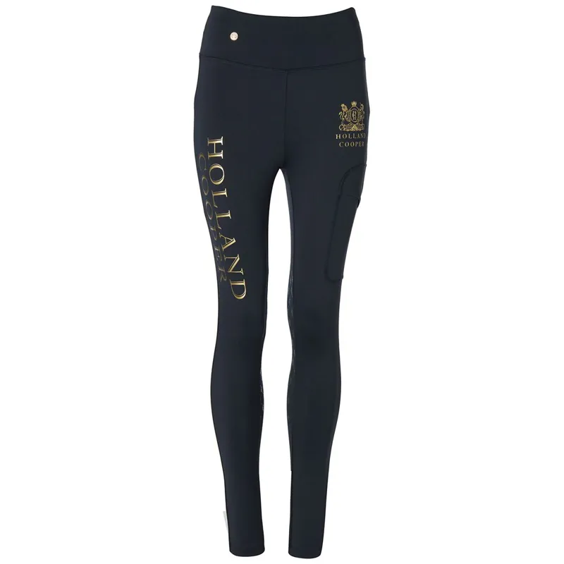 Holland Cooper Sport Leggings Womens Riding Tights - Slate-8