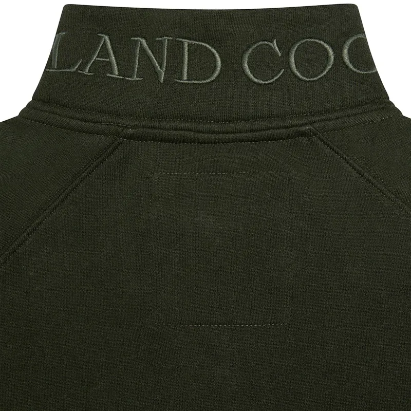 Holland Cooper Sporting Goods Henley Womens Quarter Zip - Racing Green-8