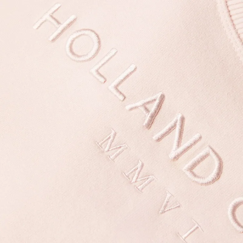Holland Cooper Sporting Heritage Ladies Crew Pullover - Pale Pink-4