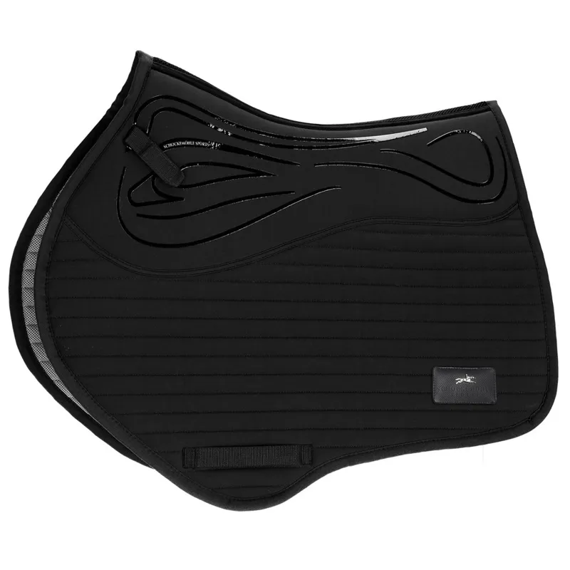 Schockemohle Air Sporty Jump Saddle Pad - Cool Black