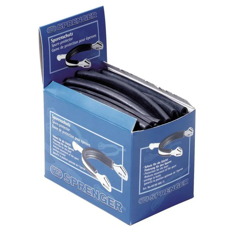 Sprenger Rubber Spur Guards - Black-1