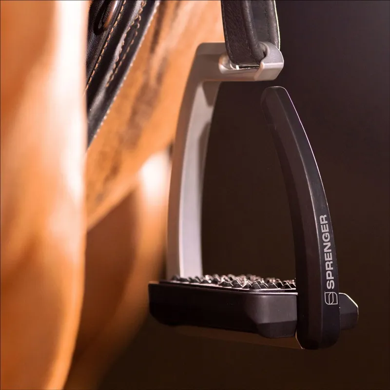 Sprenger AERO Stirrups with Spikes - Silver-1