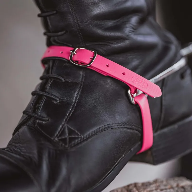 Sprenger Biothane Spur Straps - Pink-2