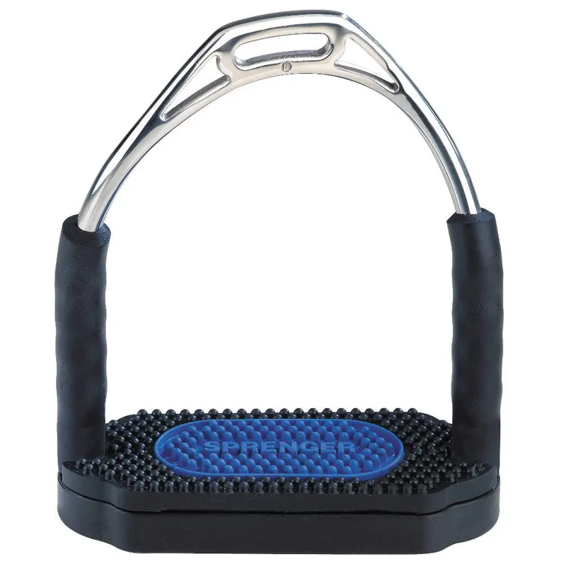 Sprenger Bow Balance Stirrup Irons - Stainless Steel-1