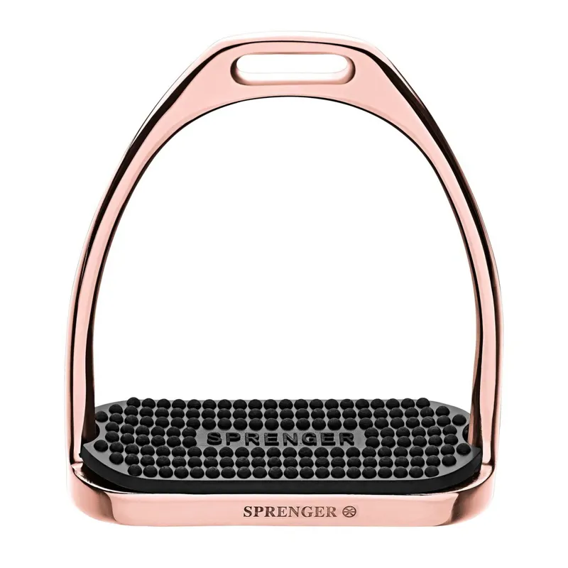 Sprenger Fillis Junior Stirrups - Rose Gold-1