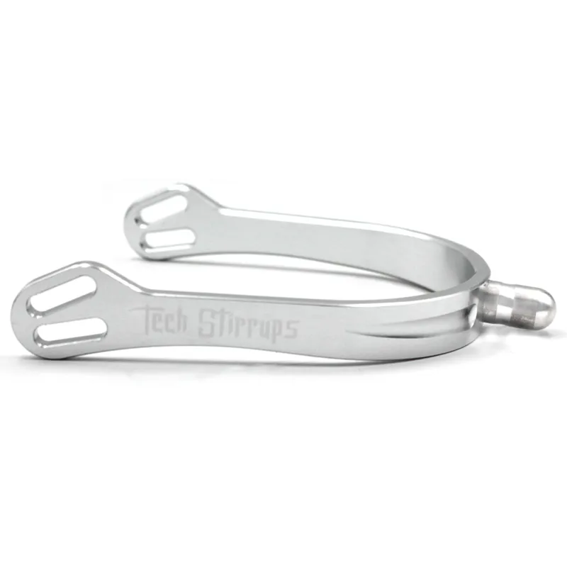 Tech Stirrups Verona Short Spurs - Silver
