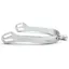 Tech Stirrups Verona Short Spurs - Silver