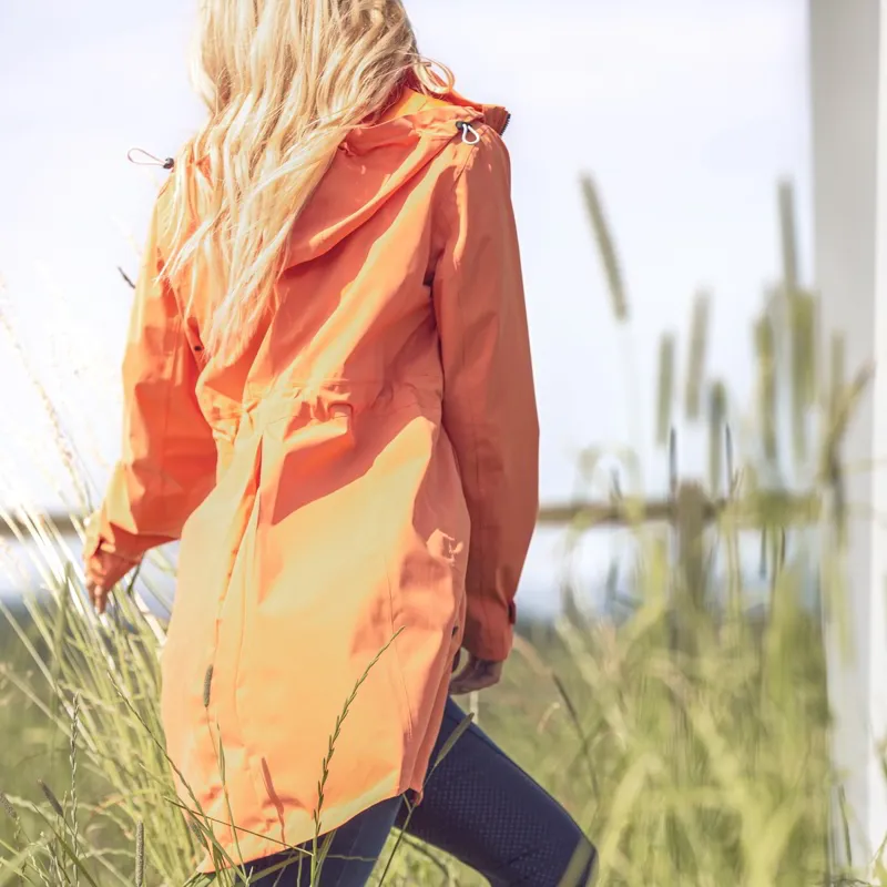 Pikeur Xila Sports Womens Waterproof Parka Jacket - Peach - UK6-3