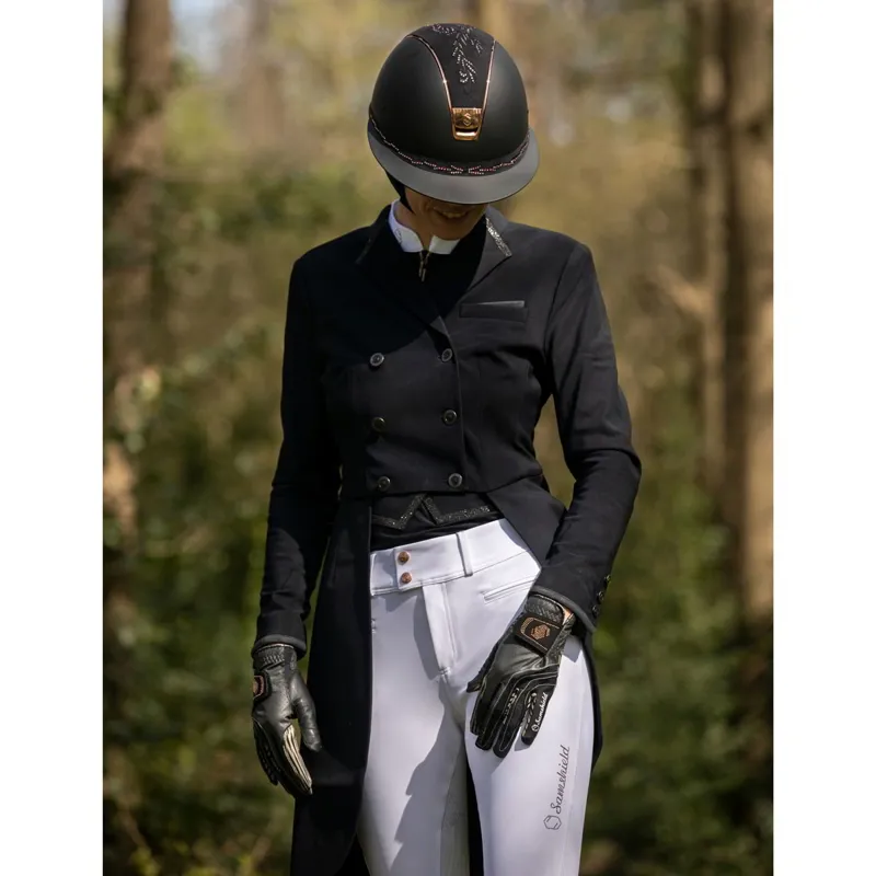 Samshield V-Skin Swarovski Riding Gloves - Black/Rose Gold-1