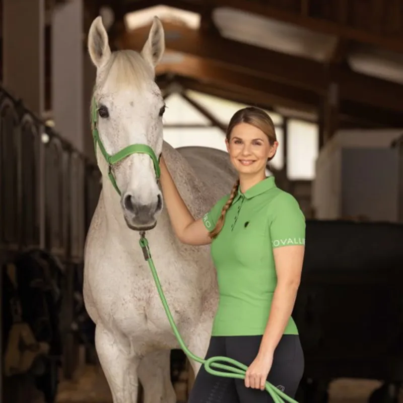 Covalliero Women's Polo Shirt - Green-5