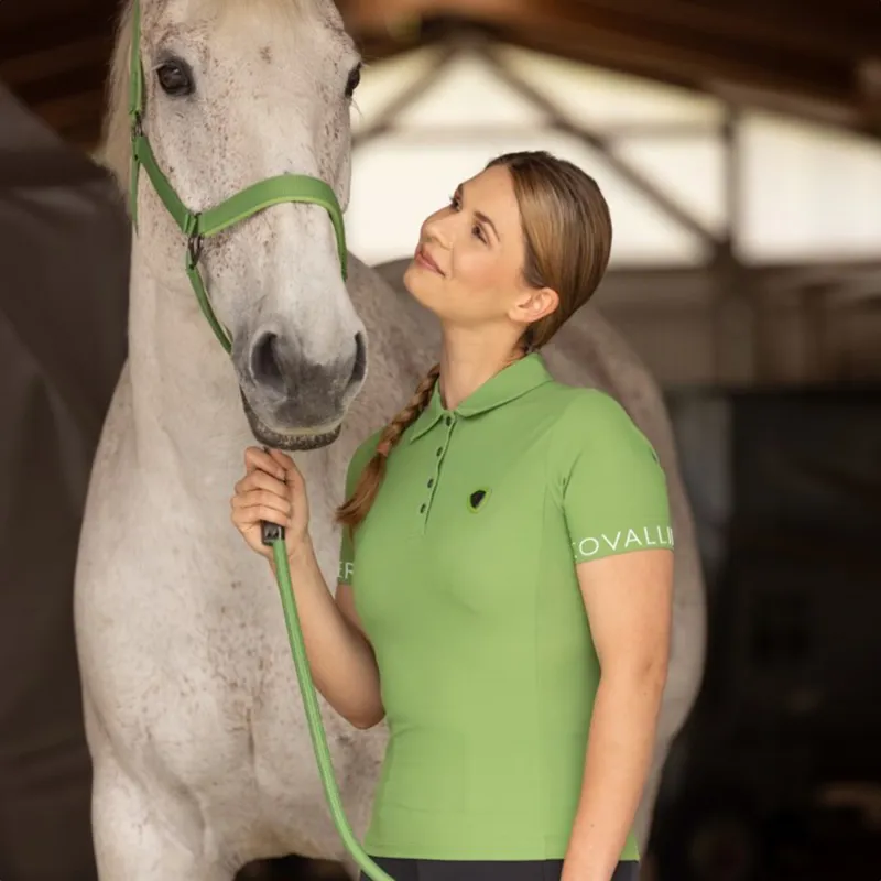 Covalliero Women's Polo Shirt - Green-3