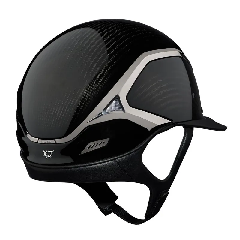 Samshield XJ Miss Riding Helmet - Glossy Black-1