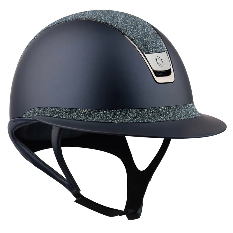 Samshield Miss Shield Shadowmatt 2.0 Crystal Riding Helmet - Blue/Ocean
