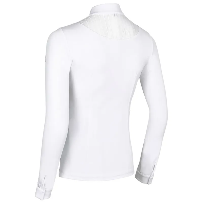 Samshield Beatrice Long Sleeve Ladies Show Shirt - White-4