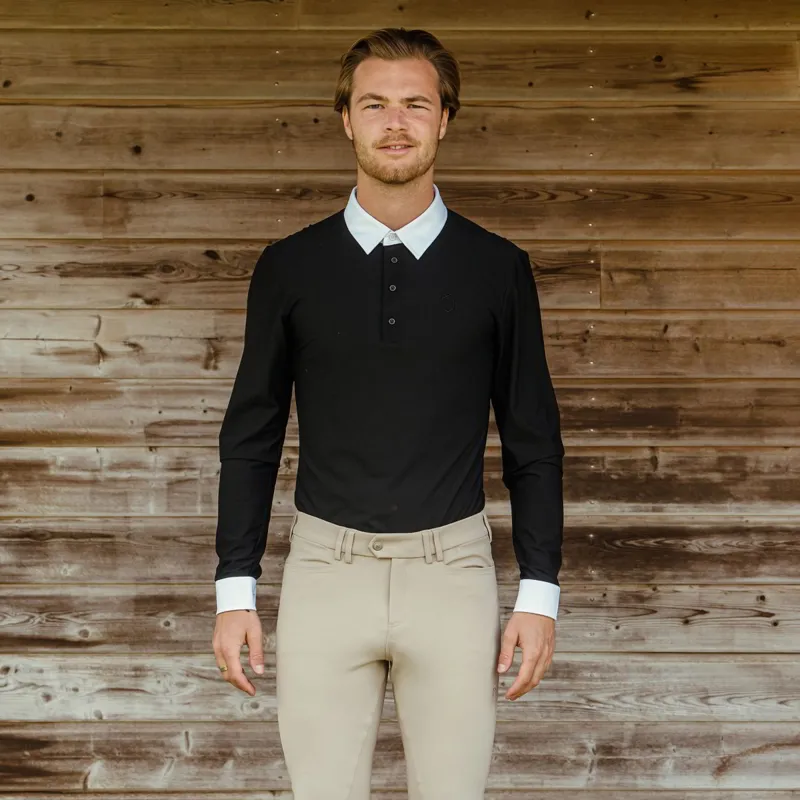 Samshield Christophe Long Sleeve Men's Competition Shirt - Dark Shadow-3