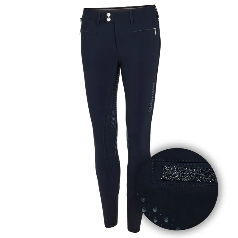 Samshield Diane Full Grip Womens Breeches - Navy