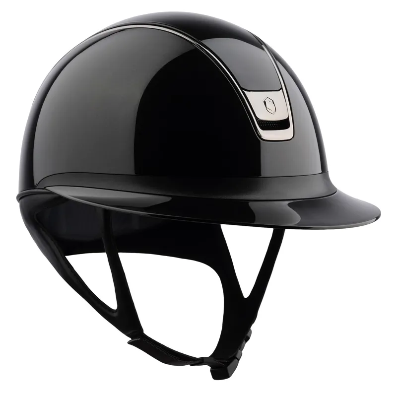 Samshield Miss Shield ShadowGlossy 2.0 Standard Riding Helmet - Black