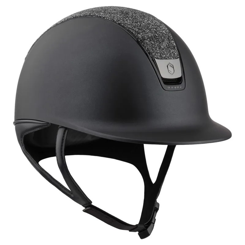 Samshield 1.0 Shadowmatt Ultra Fine Rock 5 Crystal Riding Helmet - Black/Night