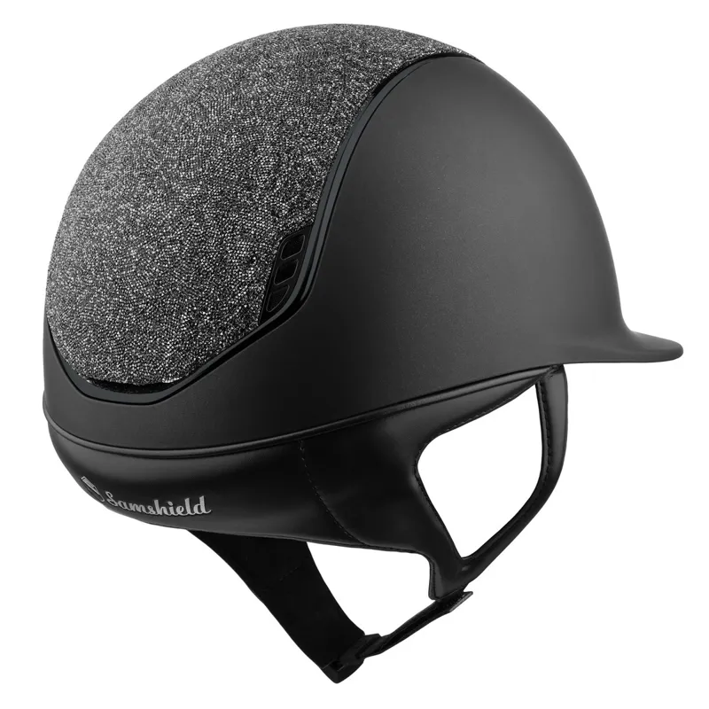 Samshield 1.0 Shadowmatt Ultra Fine Rock 5 Crystal Riding Helmet - Black/Night-1