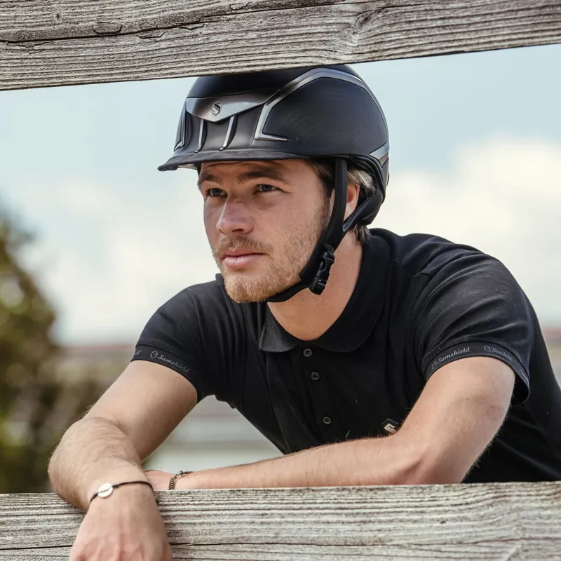 Samshield XJ Riding Helmet - Matt Black-2