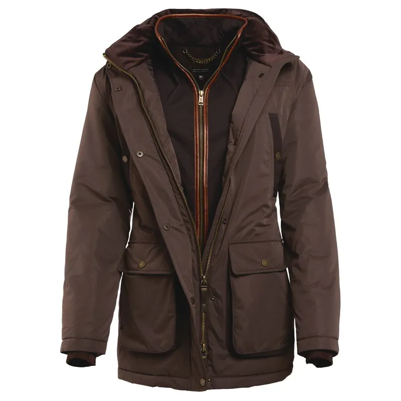 Holland Cooper Stamford Ladies 2 in 1 Country Coat - Chocolate-9