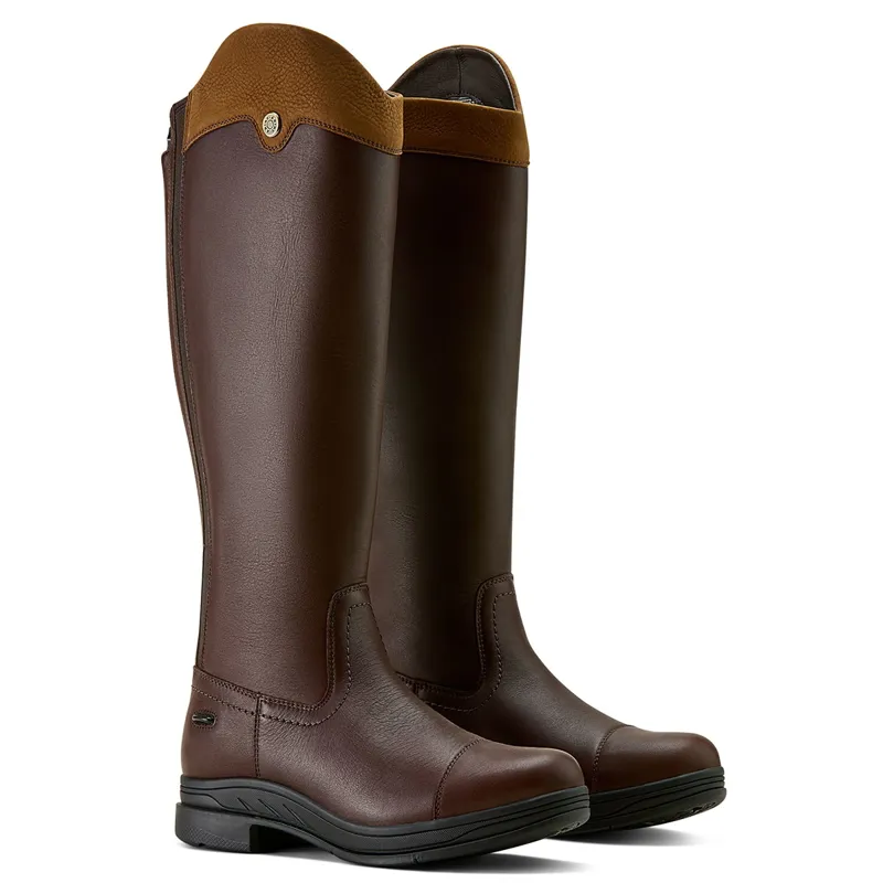 Ariat Stamford Women's Waterproof Tall Boots - Royal Chocolate-2