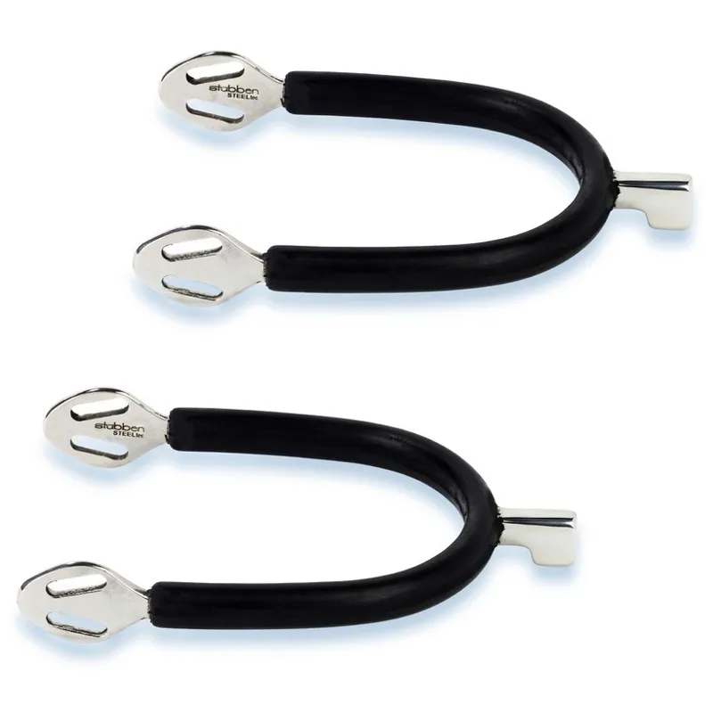 Stubben SEQ Rubber Covered Hammer End Spurs-1
