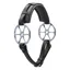 Stubben Flower Ring Hackamore - Black