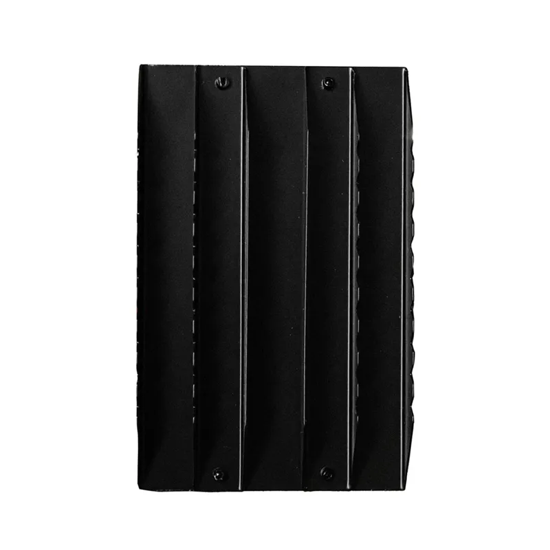 Grooming Deluxe Steel Curry Comb - Black-4